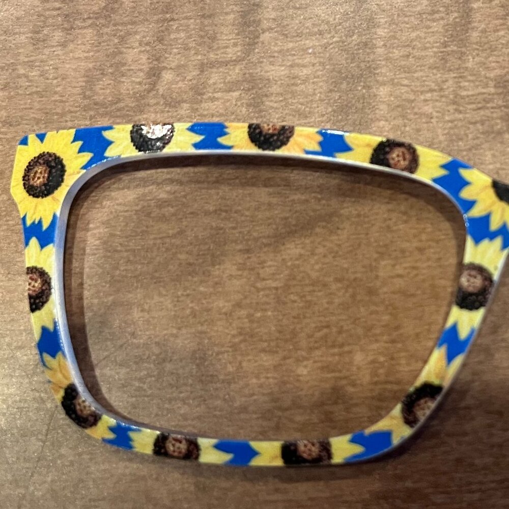 Pair Eyewear Glasses - Larkin Frame Topper - The Ukraine Sunflowers